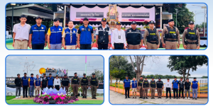 กลุ่มบริหารงานกิจการนักเรียน โรงเรียนละหานทรายรัชดาภิเษก ร่วมตรวจพื้นที่ป้องกันเหตุในวันลอยกระทง