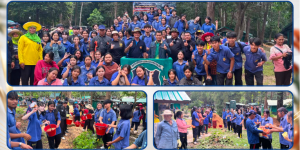 จิตอาสาโรงเรียนละหานทรายรัชดาภิเษก ร่วมสร้างหลุมหลบภัยและที่พักกำบังให้ฐาน ตชด. “ฐานหัวกระโหลก” เนิน 418